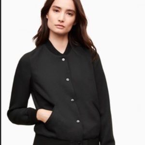 Aritzia Light Blck  Wilfred Bomber Jacket M